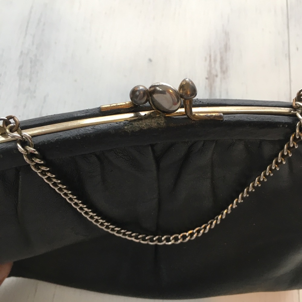 Vintage Black Clutch - Picture 2 of 5
